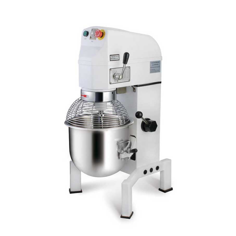 Powerful 30L Gear and Belt Drive Mixer for Commercial Kitchens B30K