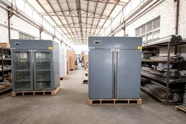2-Section Solid Door Reach In Refrigerator TT-BC265E