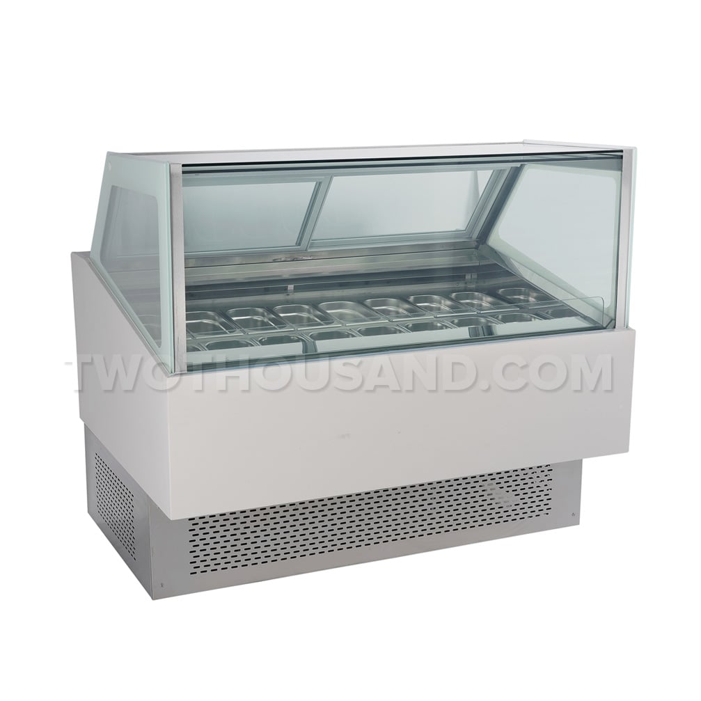 1730L X 1250H MM GN Pan Gelato Ice Cream Display Freezer TT-SP225C - Image 2