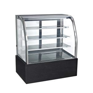 4 Shelves Black Bakery Display Cabinet TT-MD128ABCD