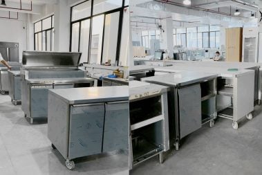 Commercial Prep Tables details