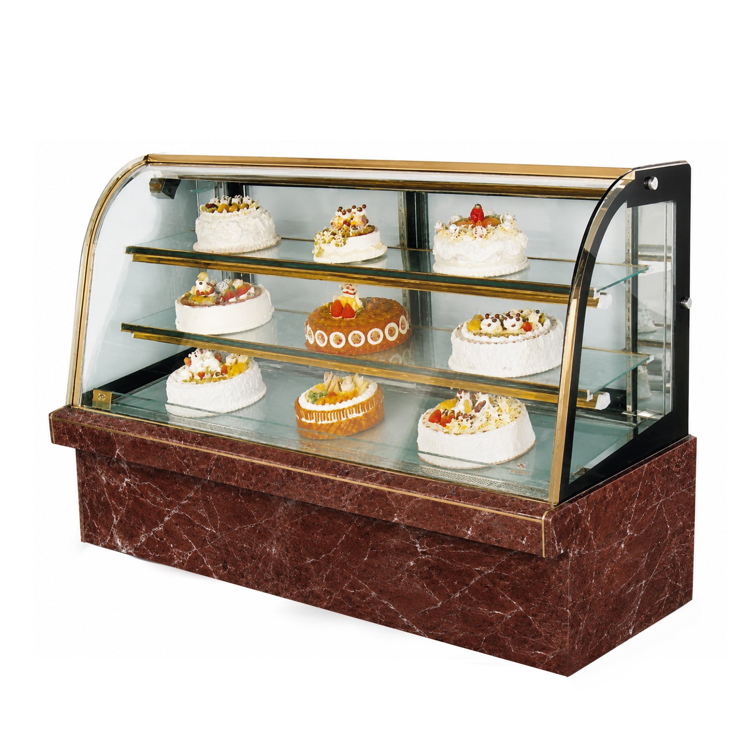 Curved Glass Bakery Display Case TT-MD41ABC
