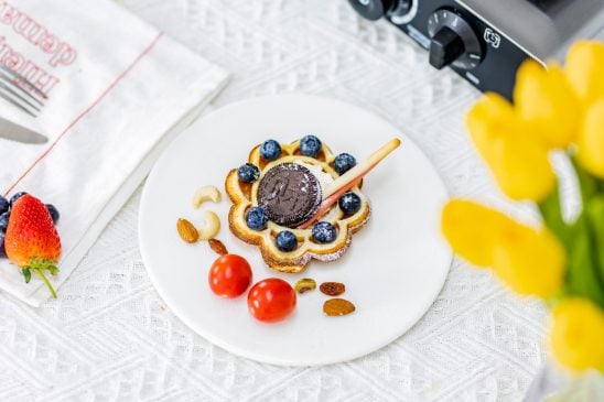 Heavy Duty Waffle Maker with Two Square-shaped TTS-2201