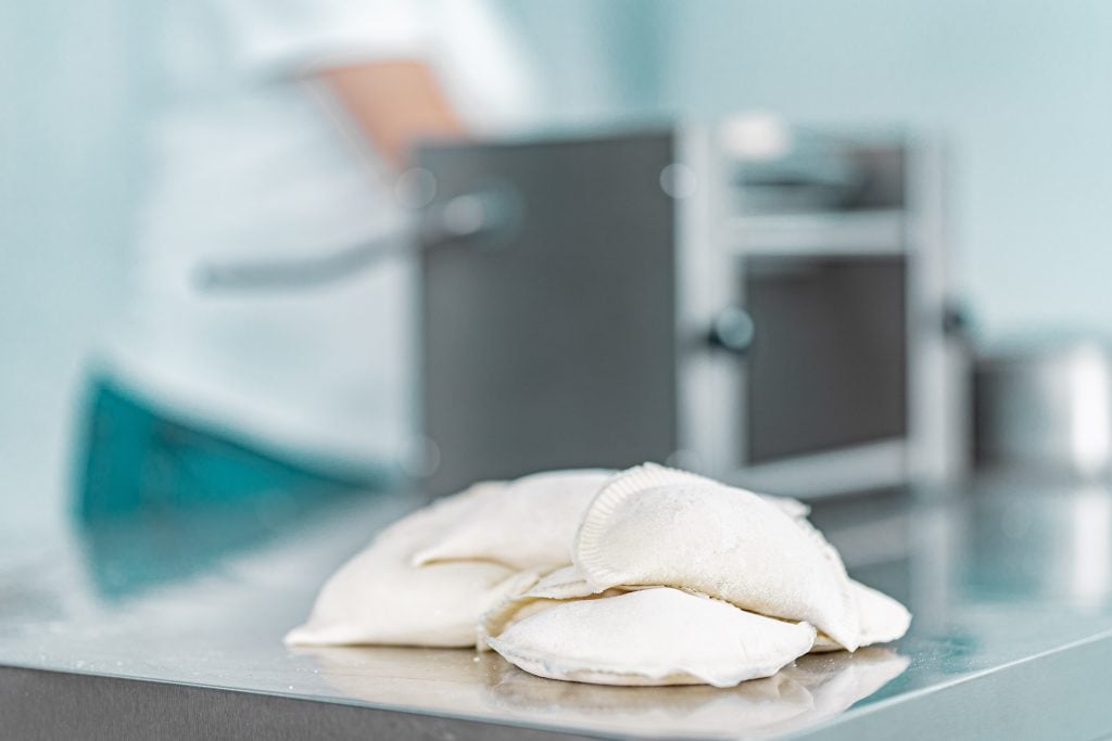 Meat Pie Samosa Maker Turnover Dumpling Machine DEM - Dumpling Showing