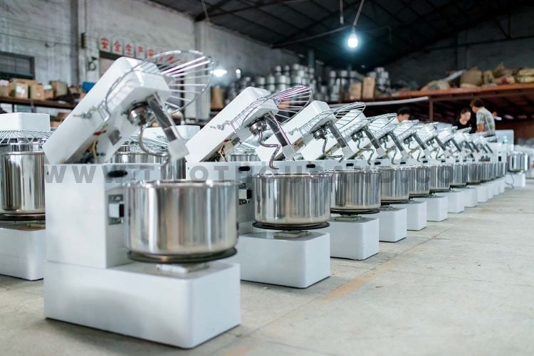 40 Liters Spiral Dough Mixer with Raising Head and Removable Bowl HS40T