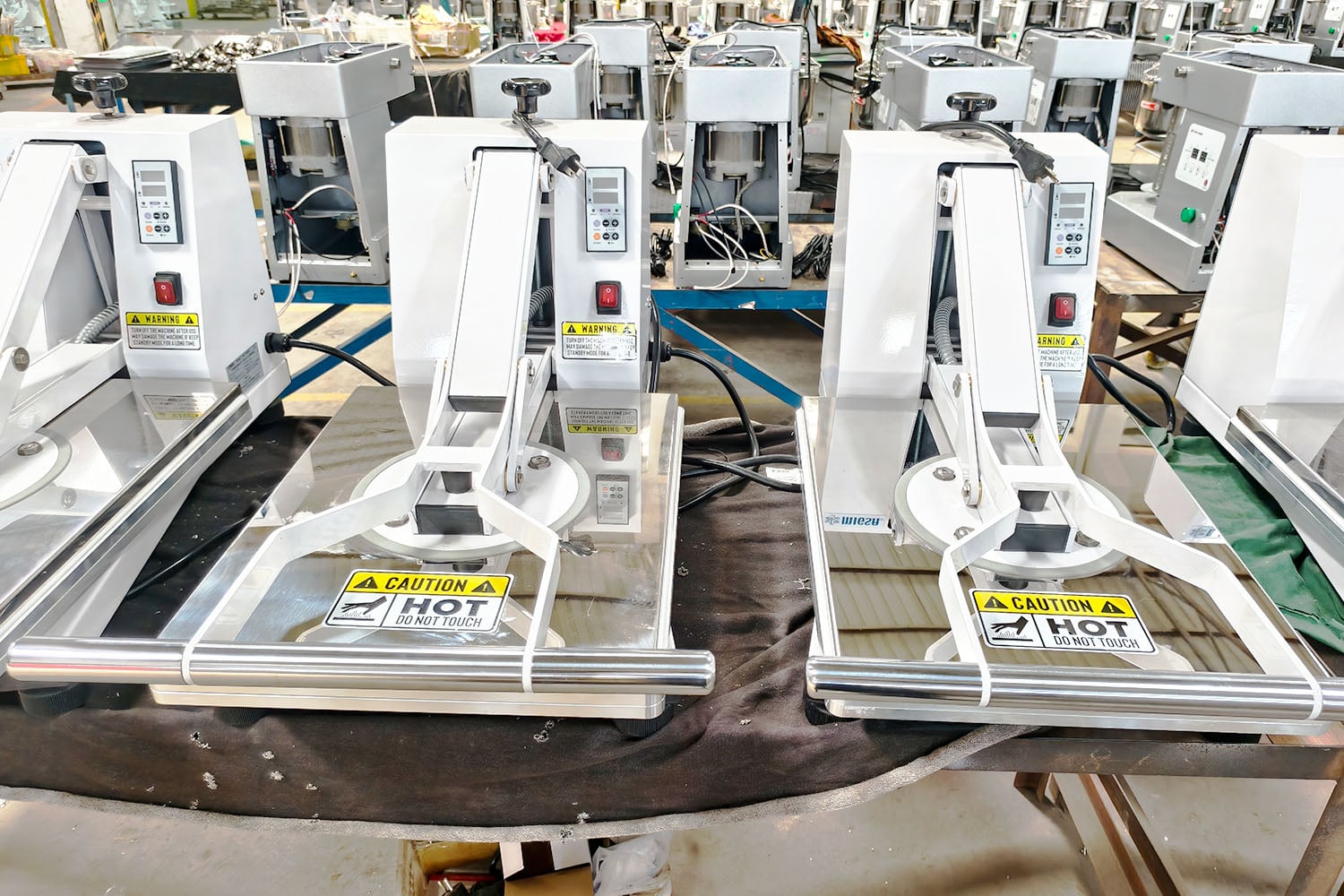 Dual Heat 16 x18 Inches Manual CE Dough Press ME-P18ESM