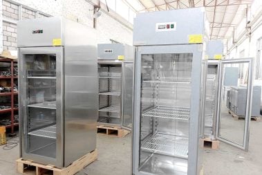 One Section Glass Door Reach In Refrigerator TT-BC391A