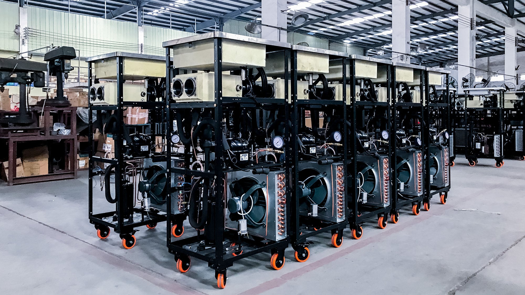 Soft Serve Ice Cream Machine Assembling Line