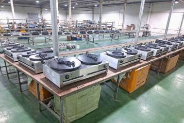 Square Body Electric Crepe Machine With Drawer