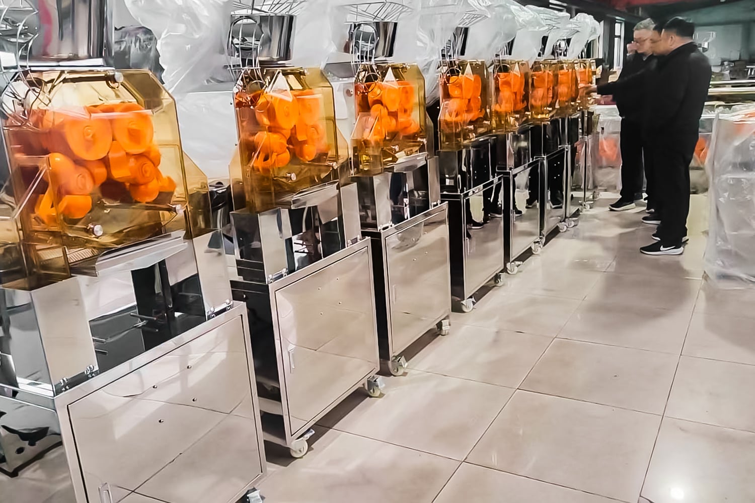 20Pcs/Min 120W Automatic Commercial Orange Juicer TT-J103C