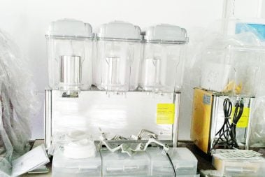 Paddle Stirring Countertop Beverage Juice Dispenser