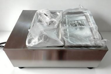 2 Pans 1/3X4"X2 Stainless Steel Electric Chocolate Melter TT-WE1241