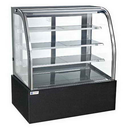 L1500 X H1410 MM 4 Shelves CE Black Bakery Display Cabinet TT-MD128C