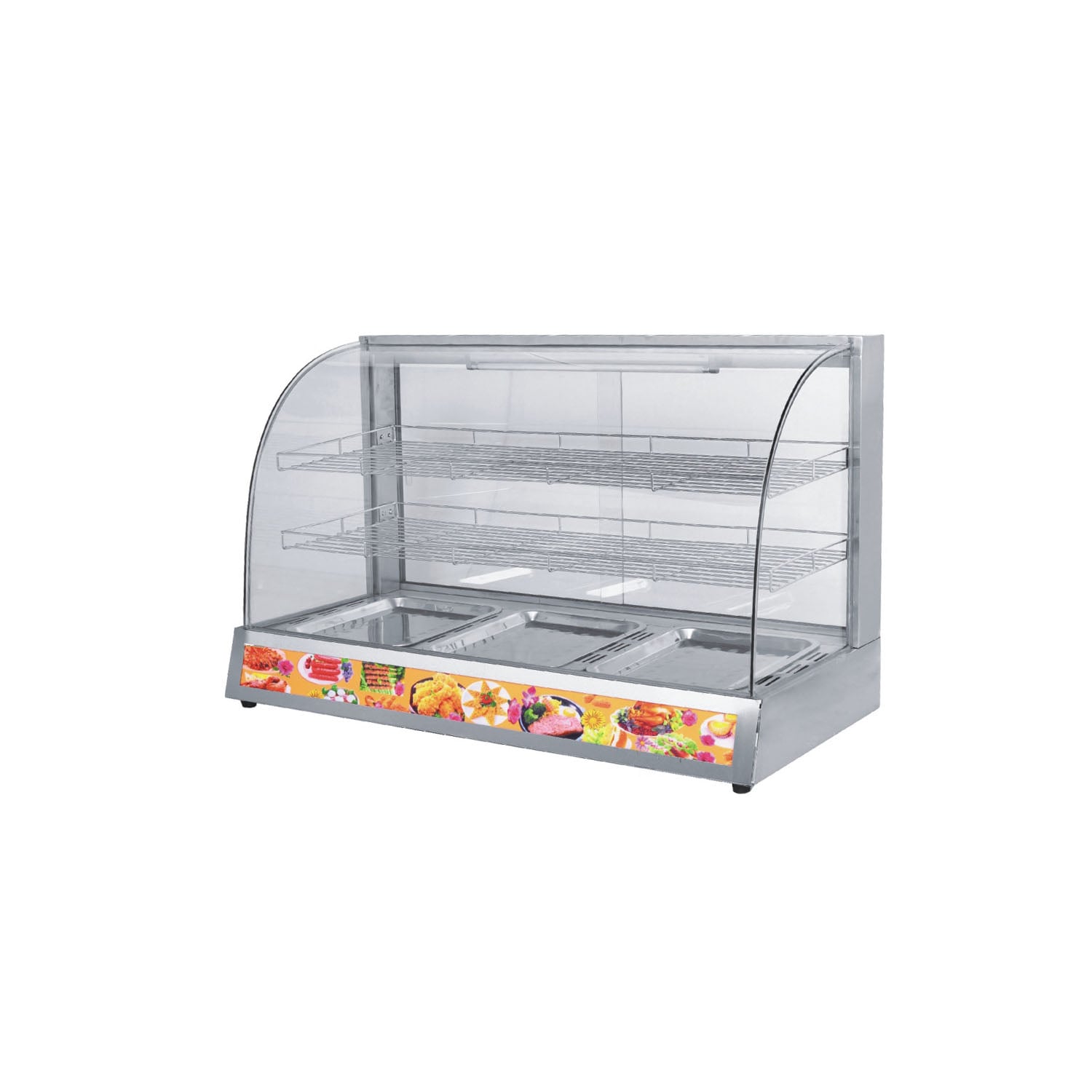 Dual Layers Commercial Countertop Food Warmer Display TT-WE57B