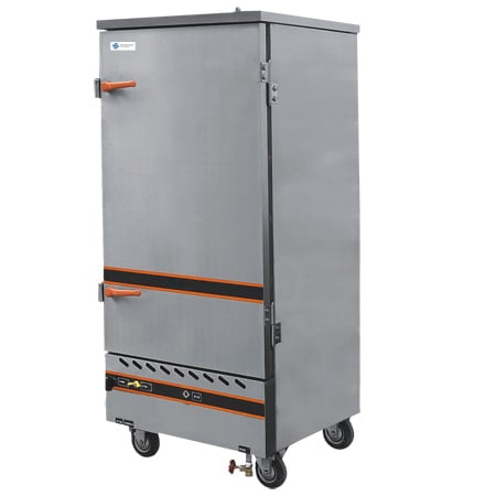 Single Door 12 Trays Heavy Duty Commercial Gas Steamer TT-K258