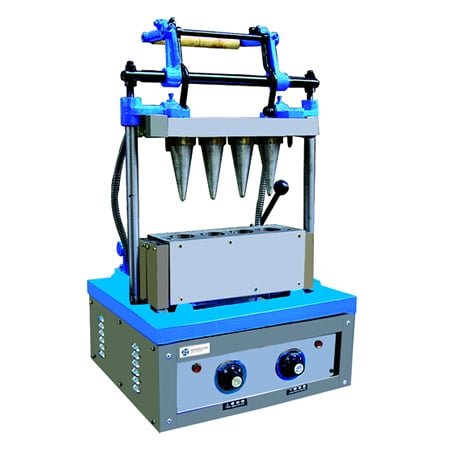4 Heads 100-120 Pics Commercial Ice Cream Cone Making Machine TT-ET4A