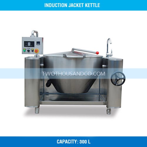 300L Dia. 900mm Stainless Steel Induction Jacketed Kettle TT-JK-IT300