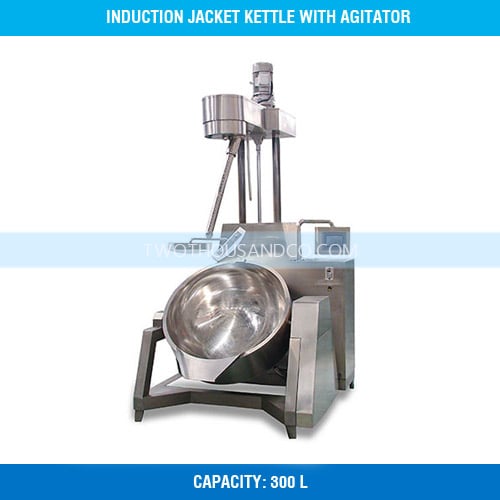 300L Dia. 1000mm with Agitator Induction Jacketed Kettle TT-JK-ITR300