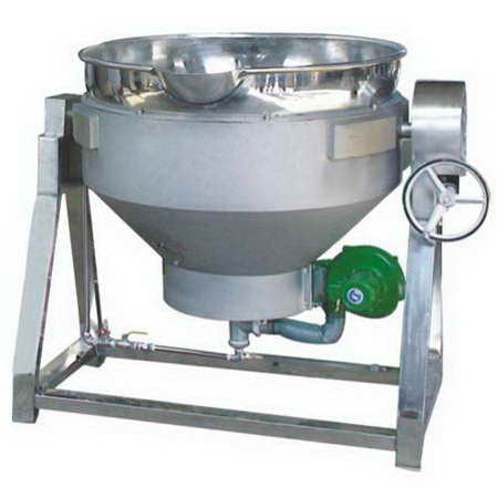 100L Dia. 700mm without Stirrer Gas Tilting Jacketed Kettle TT-JK-GT100