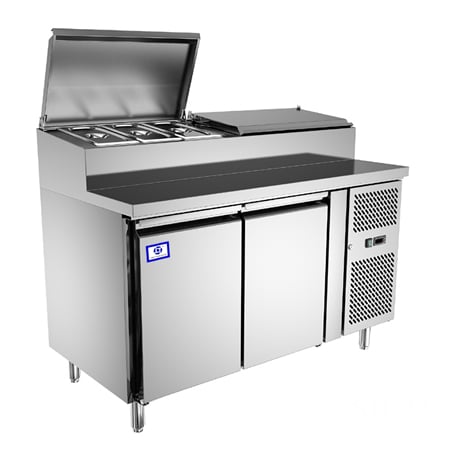 1360L X 1050H MM 2 Door Commercial Sandwich Prep Table TT-BC285A
