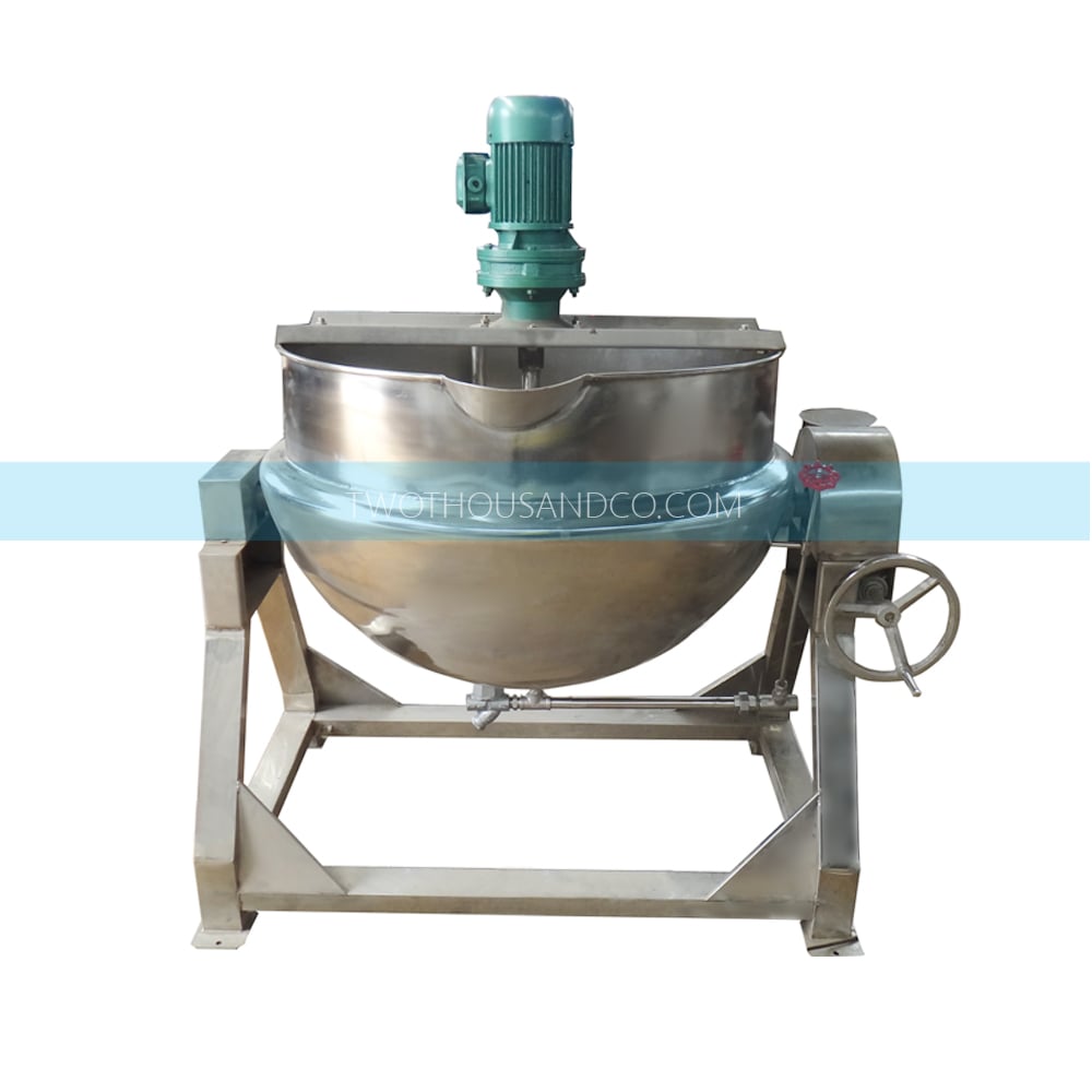 500L Dia. 1100mm with Agitator Steam Tilting Jacketed Kettle TT-JK-STR500