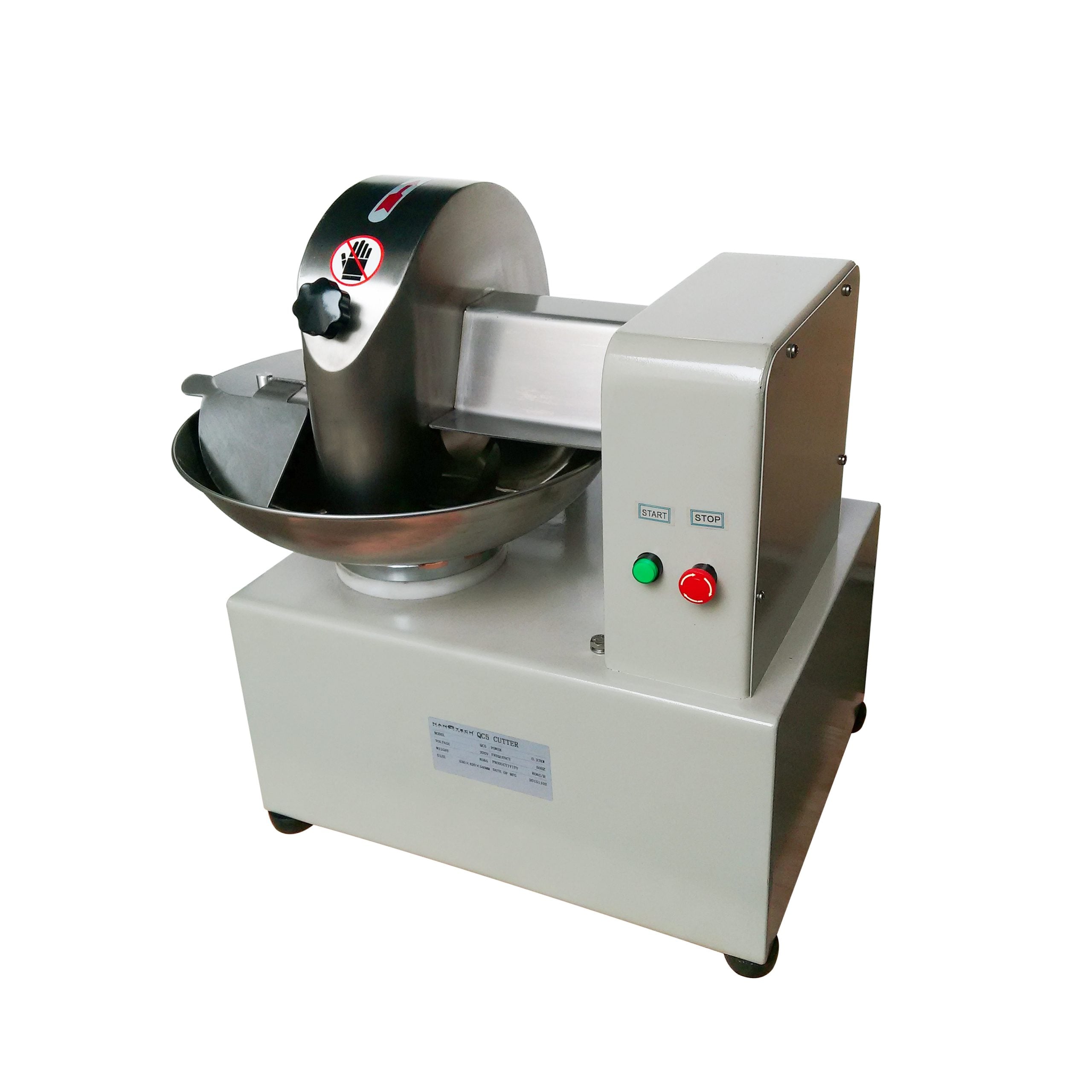 5L 80Kg Per Hour CE Painted Body Commercial Bowl Chopper TQ-5