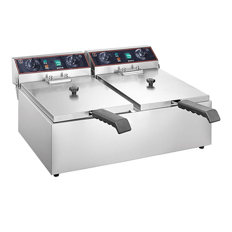 2 Basket 13 X 2 Liters Commercial Countertop Electric Fryer TT-WE1259