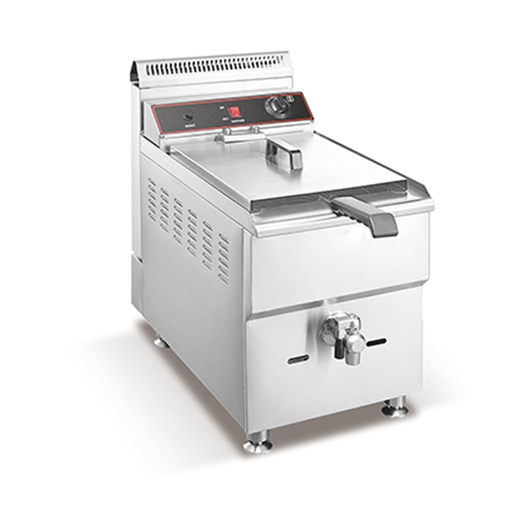 1 Basket Stainless Steel Commercial Countertop Gas Deep Fryer TT-WE1265