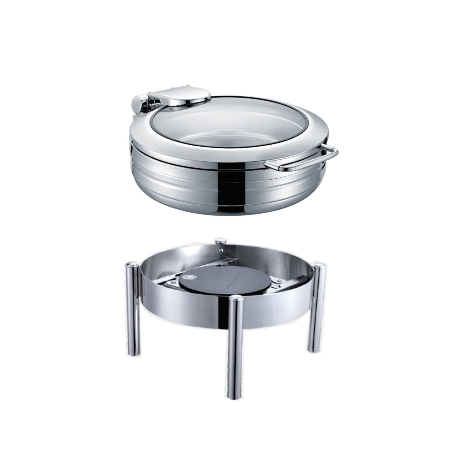 6L 445x550x245 MM Round Stainless Steel Chafing Dish TT-YD-4033