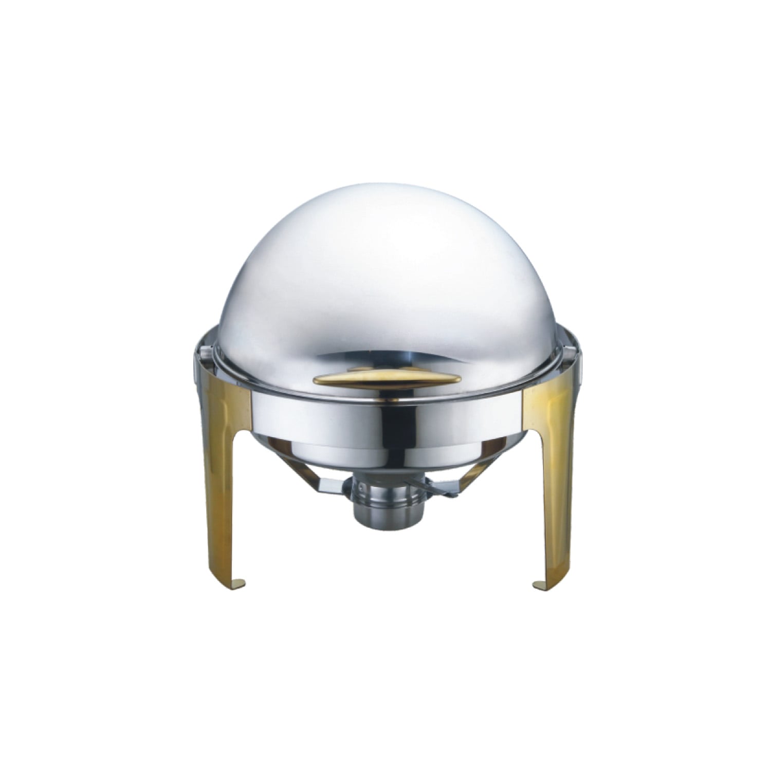 6L 470x470x450 MM Round Stainless Steel Roll Top Buffet Food Server TT-YD-721H
