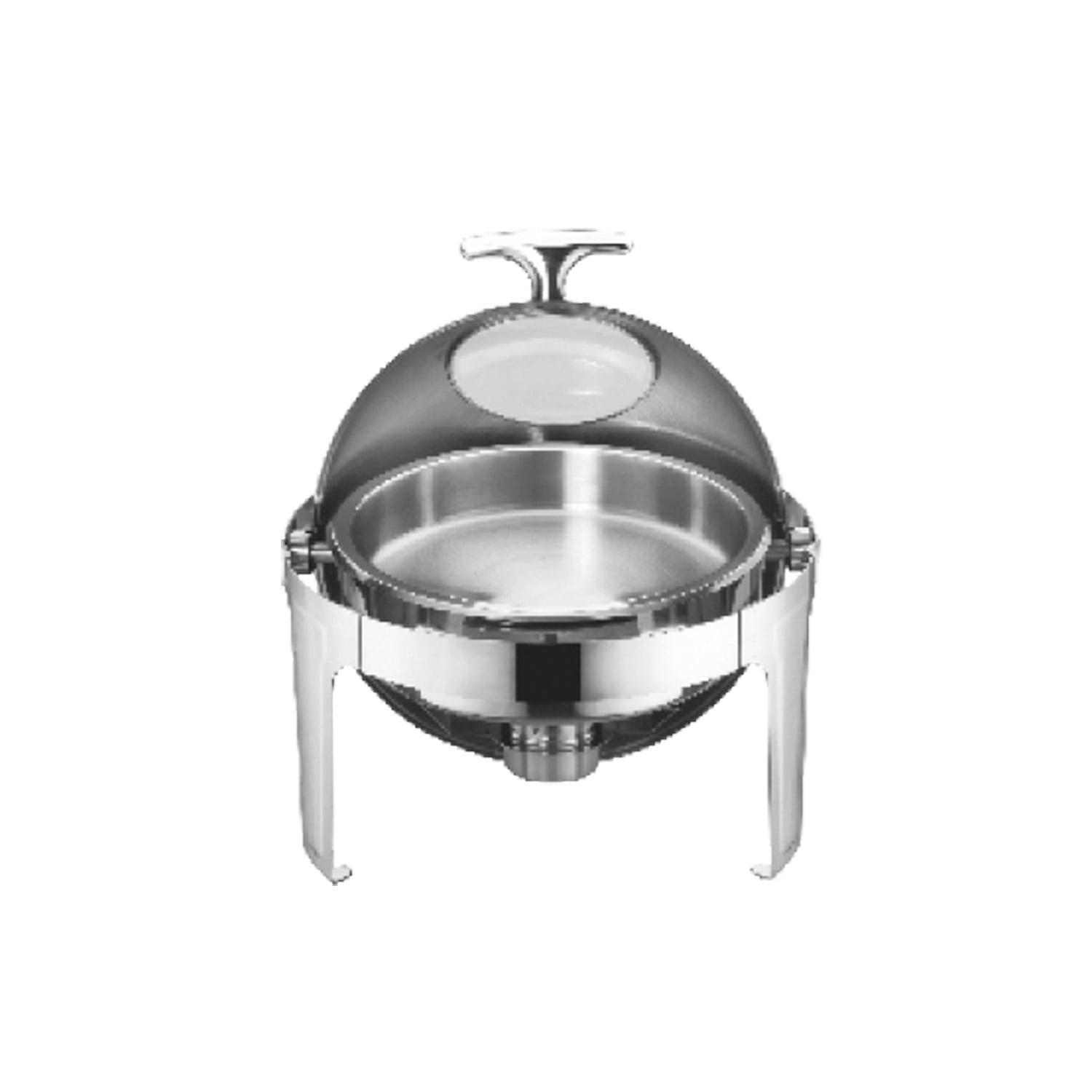 6L 470x470x450 MM Round Stainless Steel Roll Top Chafer TT-YD-721K