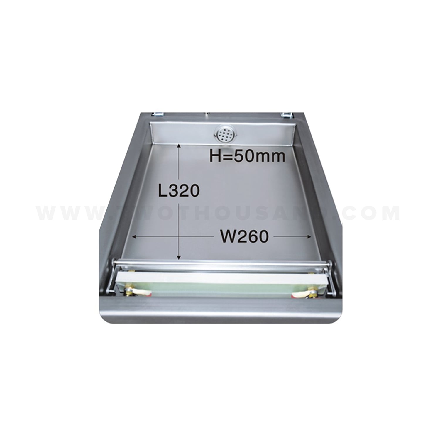 260X8MM Single Seal Bar Table Chamber Vacuum Packaging Machine DZ260 - Image 3