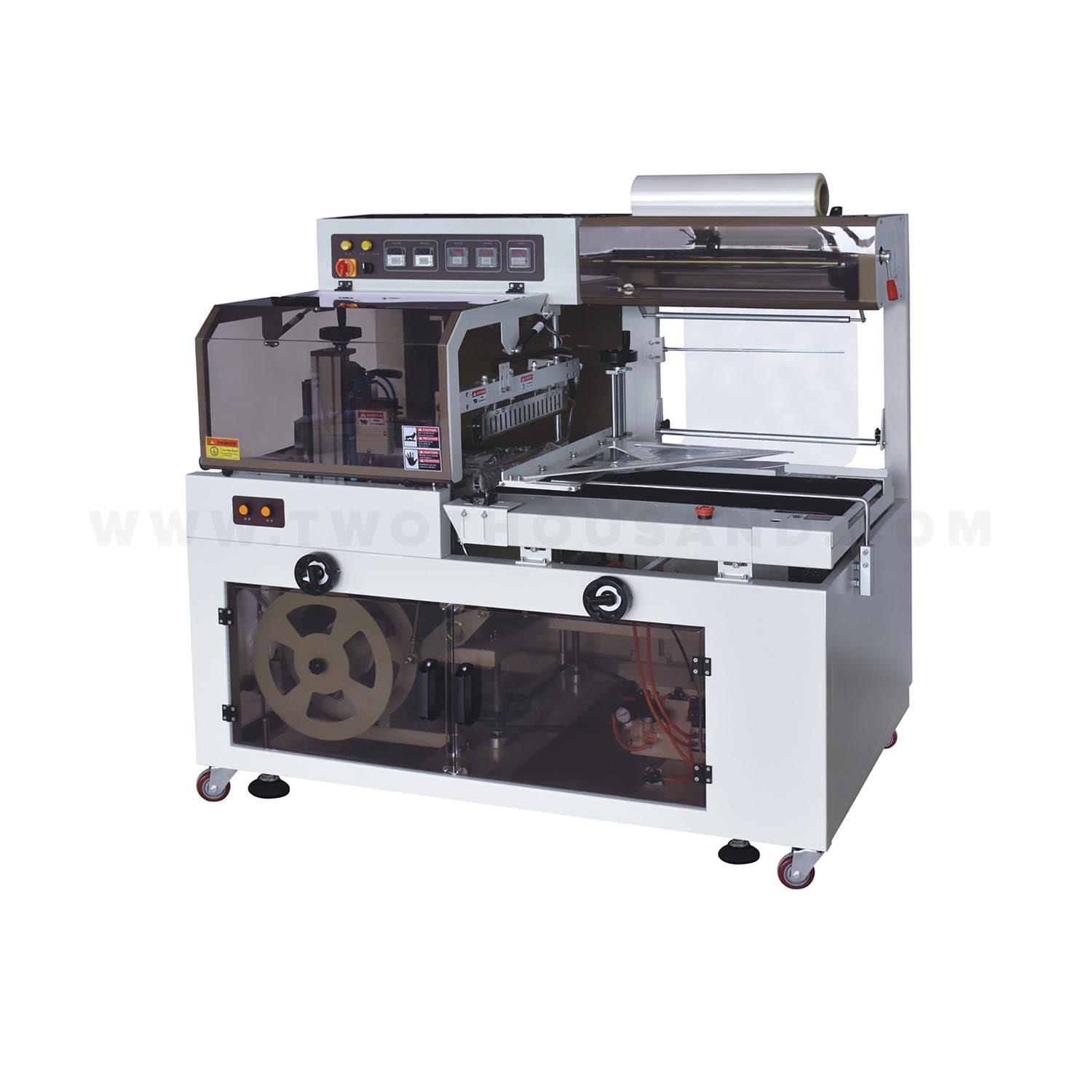 CE 180 MM Side Sealer BF-450 and 450X220 MM Heat Shrink Packing Machine BS4522LN - Image 2