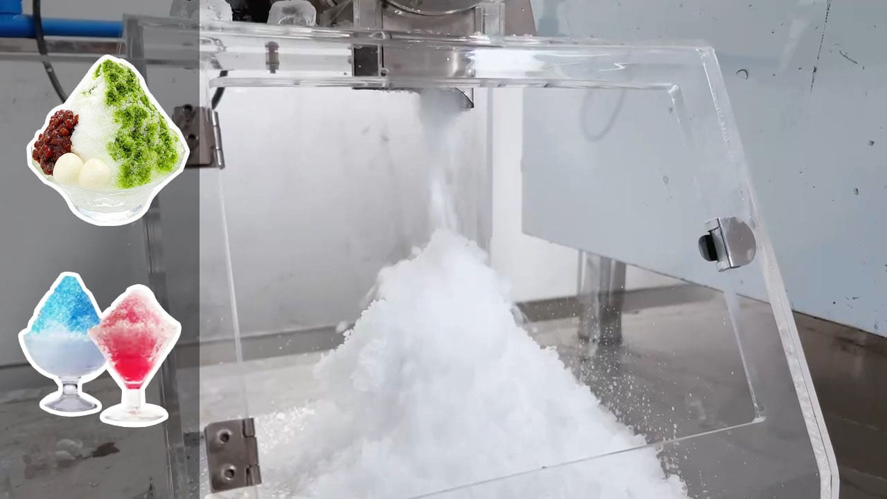 Commercial ice crusher machine