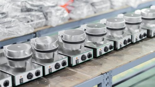 Assembling Line - Commercial Waffle Makers