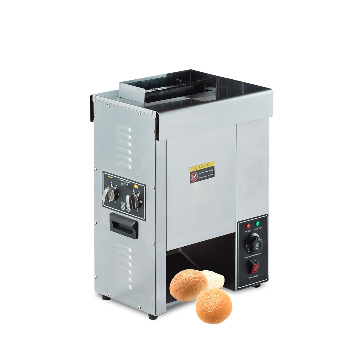 Stainless Vertical Electric Toaster Hamburger Making Machine TT-CT10