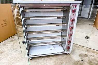 6 Rods Gas Chicken Rotisserie Grill Machine TT-WE32P
