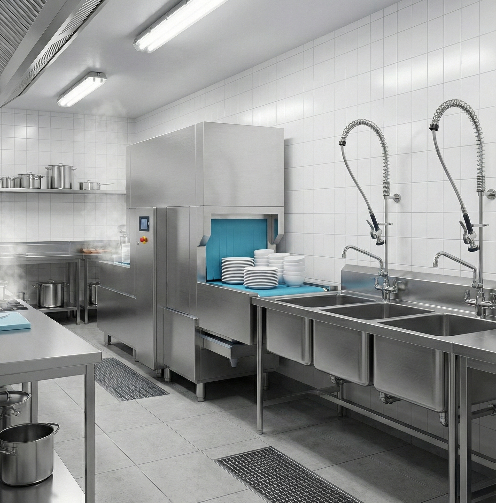 commercial dishwasher