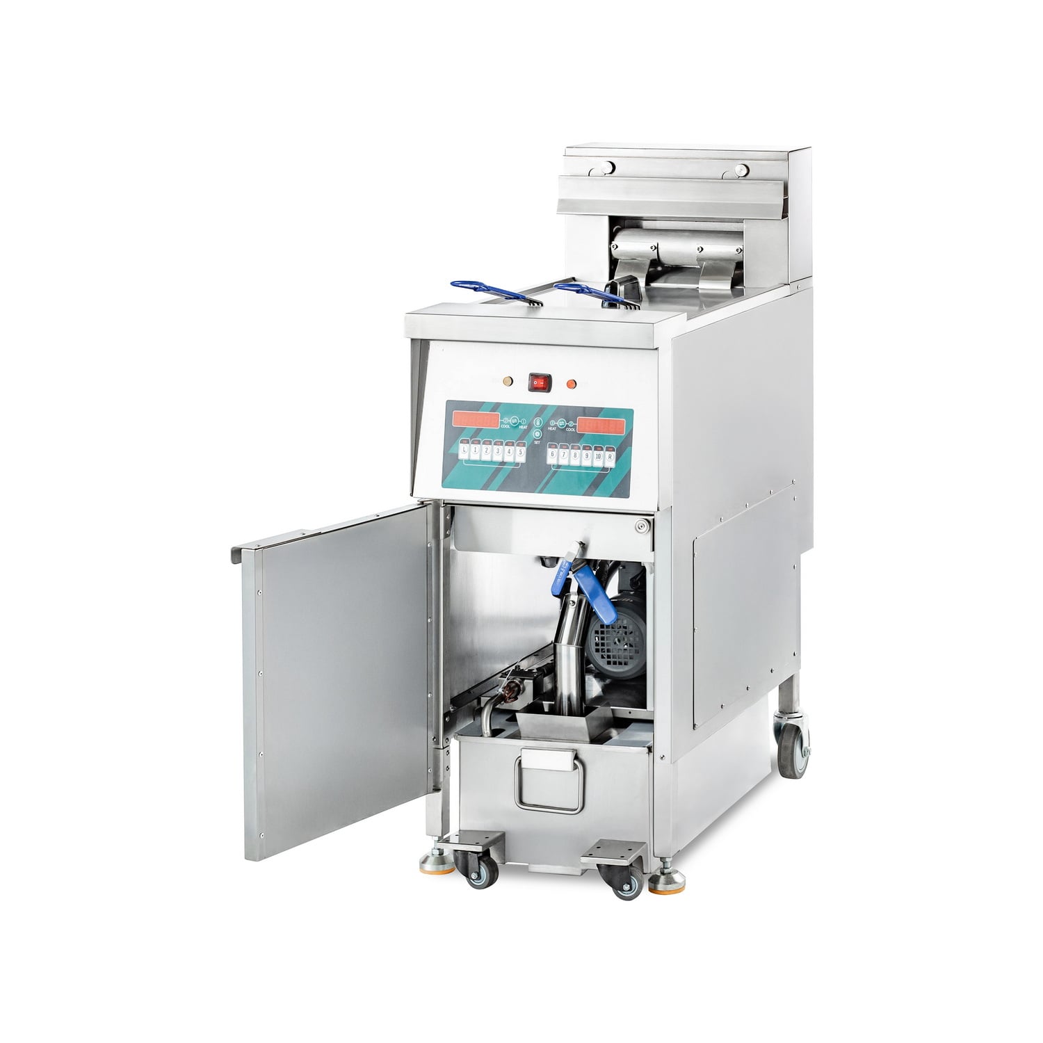 Electric Deep Fryers with Filtration Systems DF-25L