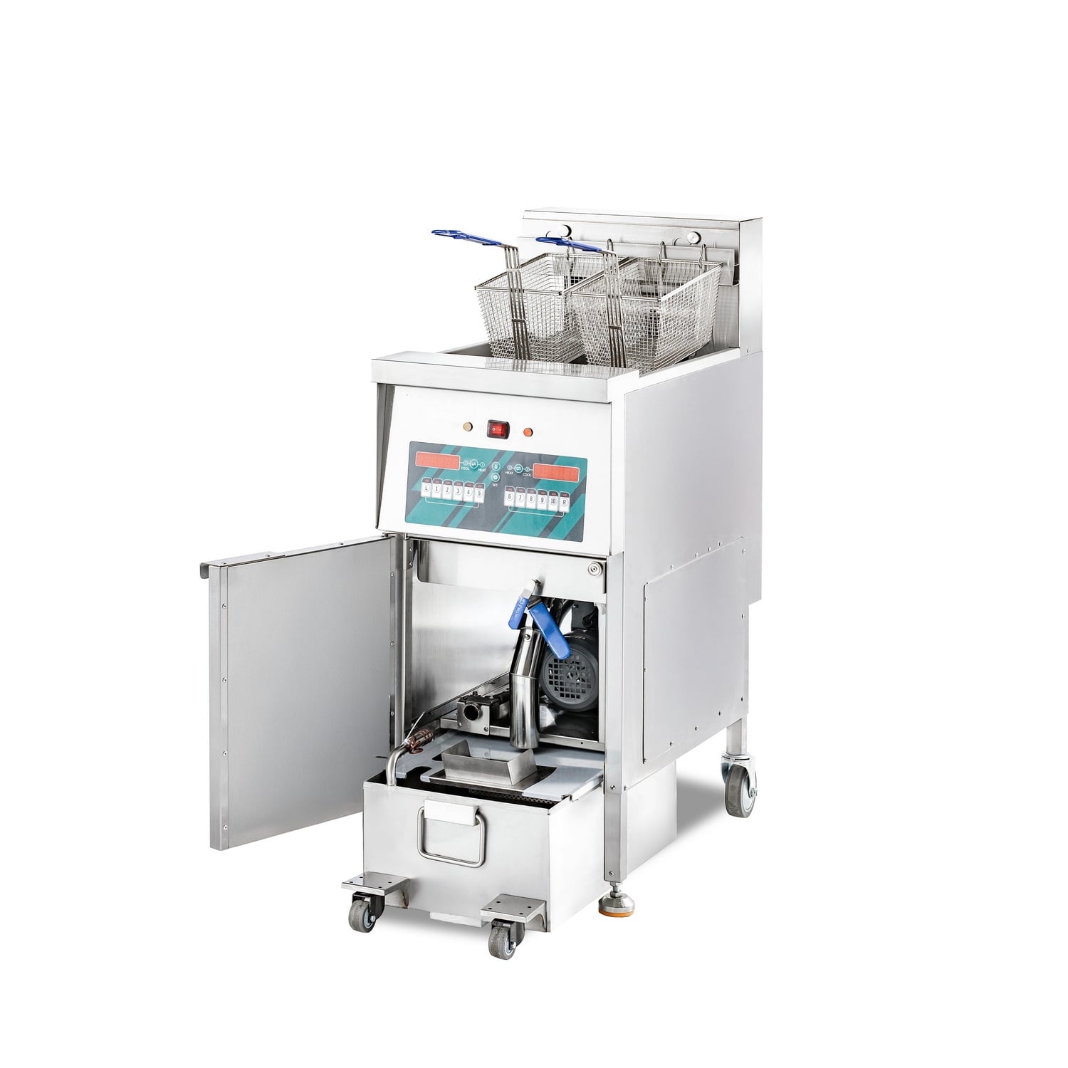 Electric Deep Fryers with Filtration Systems DF-25L