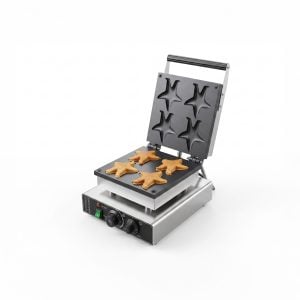 4 PCS 1750W Commercial Starfish Waffle Maker TTS-2225