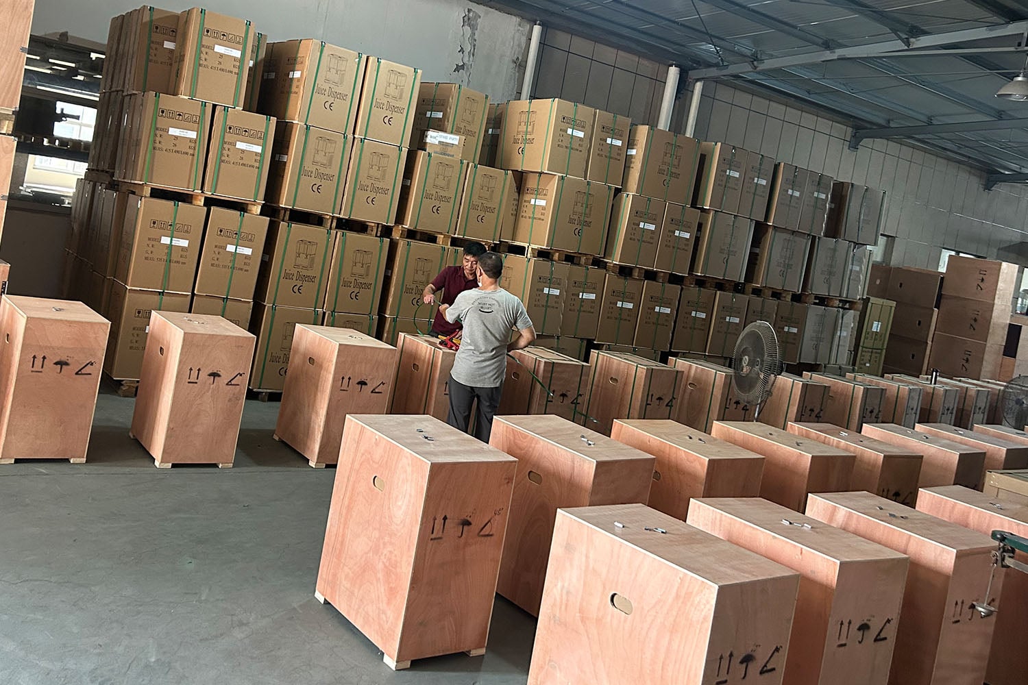 Standard export packing