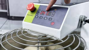Tilt-head dough mixer