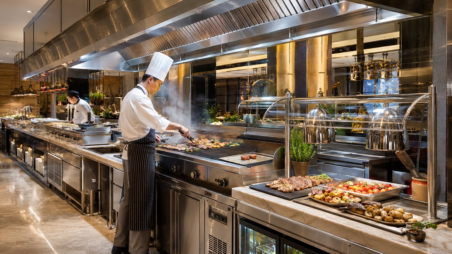 Buffet Grill Station